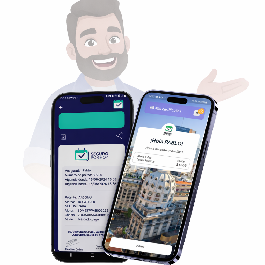 APP-SXH-3 Seguro por hoy app
