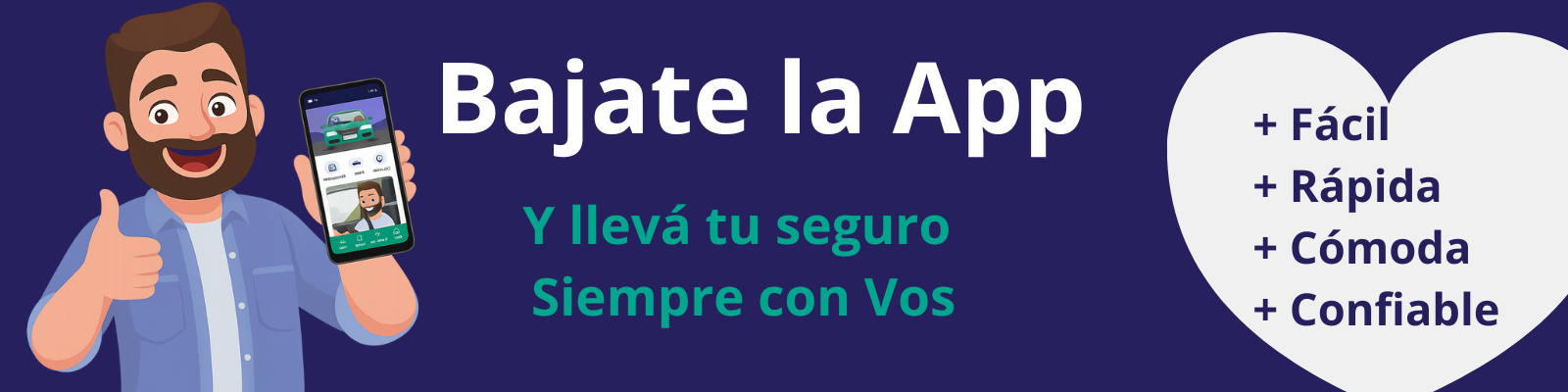 + Fácil + Rápida + Cómoda +Confiable aplicación seguro por hoy, app seguro por hoy